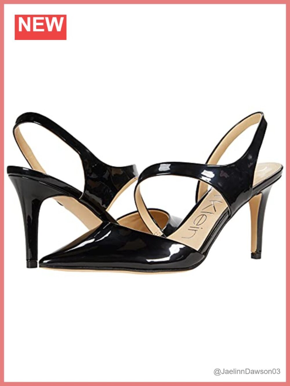 Calvin Klein Geena 2 Women's Pointed Toe Slingback Pump Heels